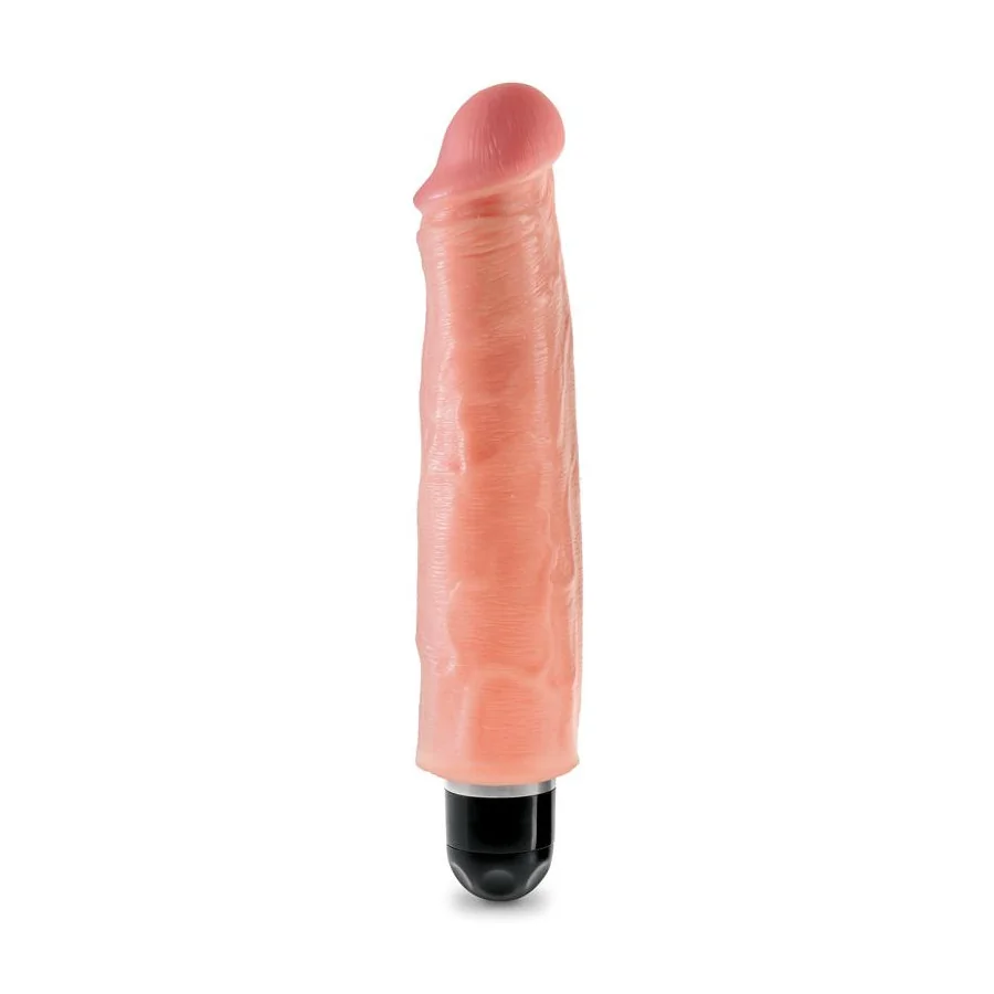 King Cock Vibrador Stiffy de 7 Color Natural