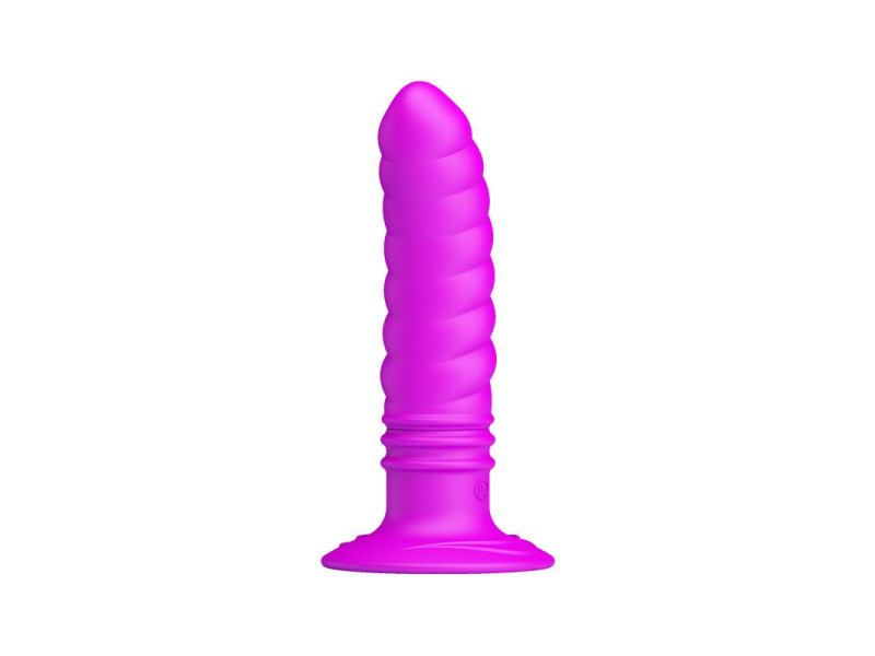 Vibrador Twist Plug Anal Purpura