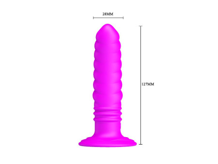Vibrador Twist Plug Anal Purpura