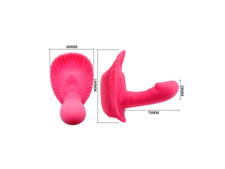 Pretty Love Vibrador a Control Remoto Fancy Clamshell Color Rosa Pretty Love Vibrador a Control Remoto Fancy Clamshell Color Rosa