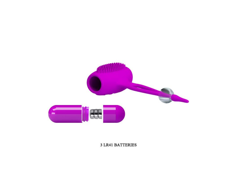 Pretty Love Pinzas para Pezones Bancroft Color Purpura