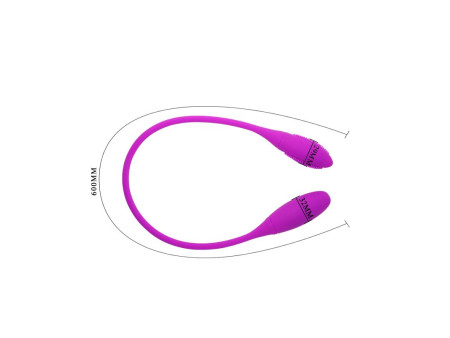 Pretty Love Huevos Vibradores Snaky Vibe Color Purpura