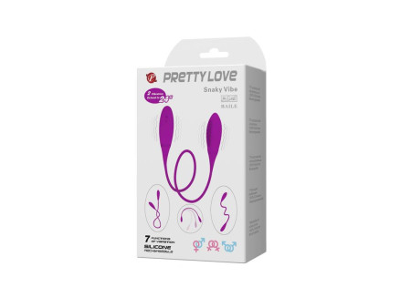 Pretty Love Huevos Vibradores Snaky Vibe Color Purpura