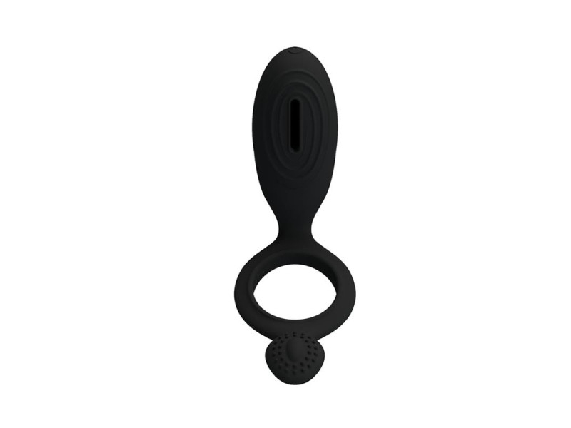 Pretty Love Anillo Vibrador Ethel Color Negro
