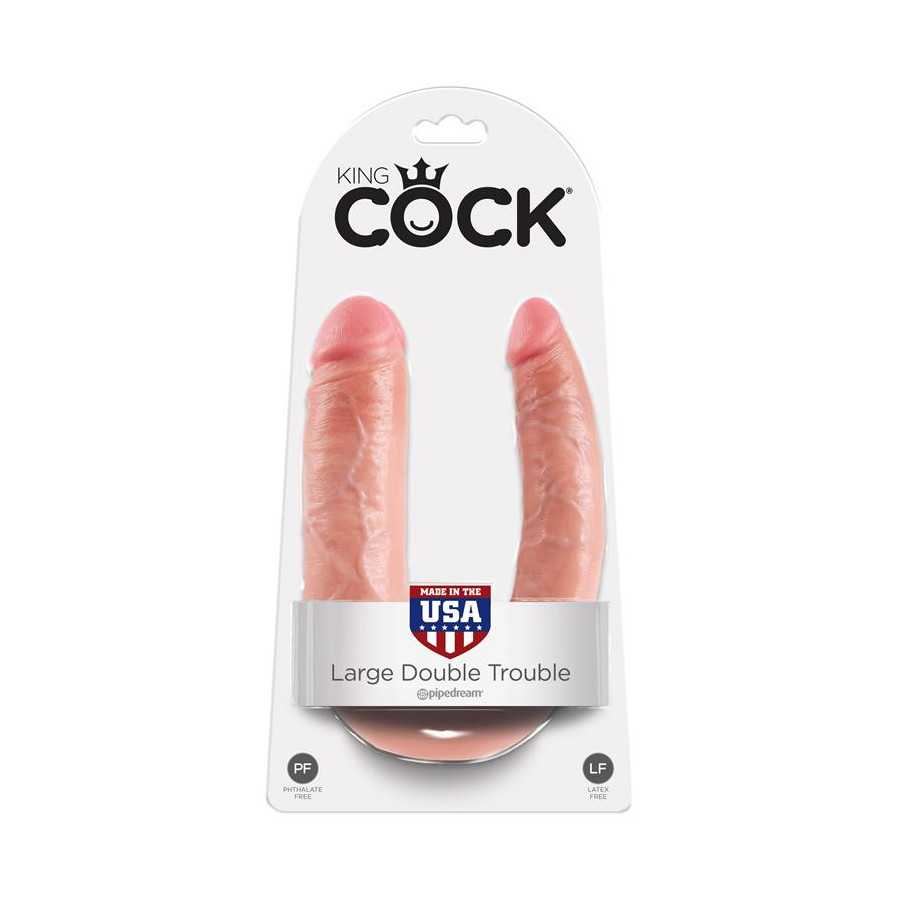 King Cock Pene Doble Penetracion Grande Color Natural