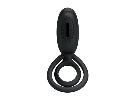 Pretty Love Anillo Vibrador Esther Color Negro