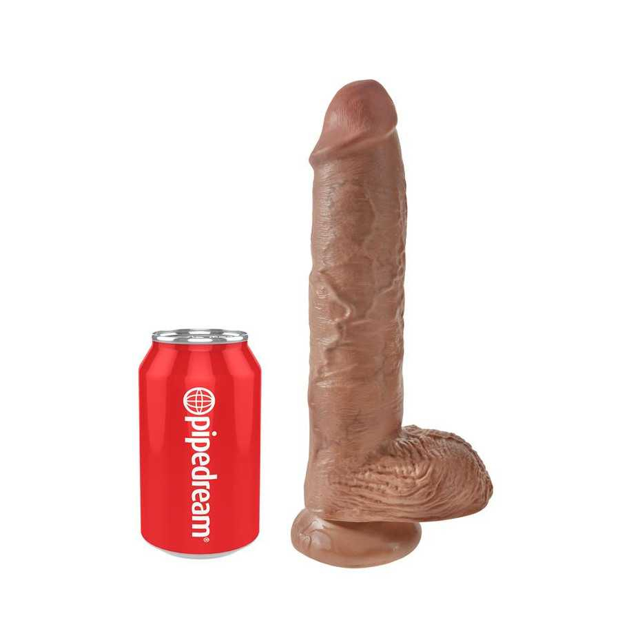 King Cock Pene con Testiculos de 10 Bronceado