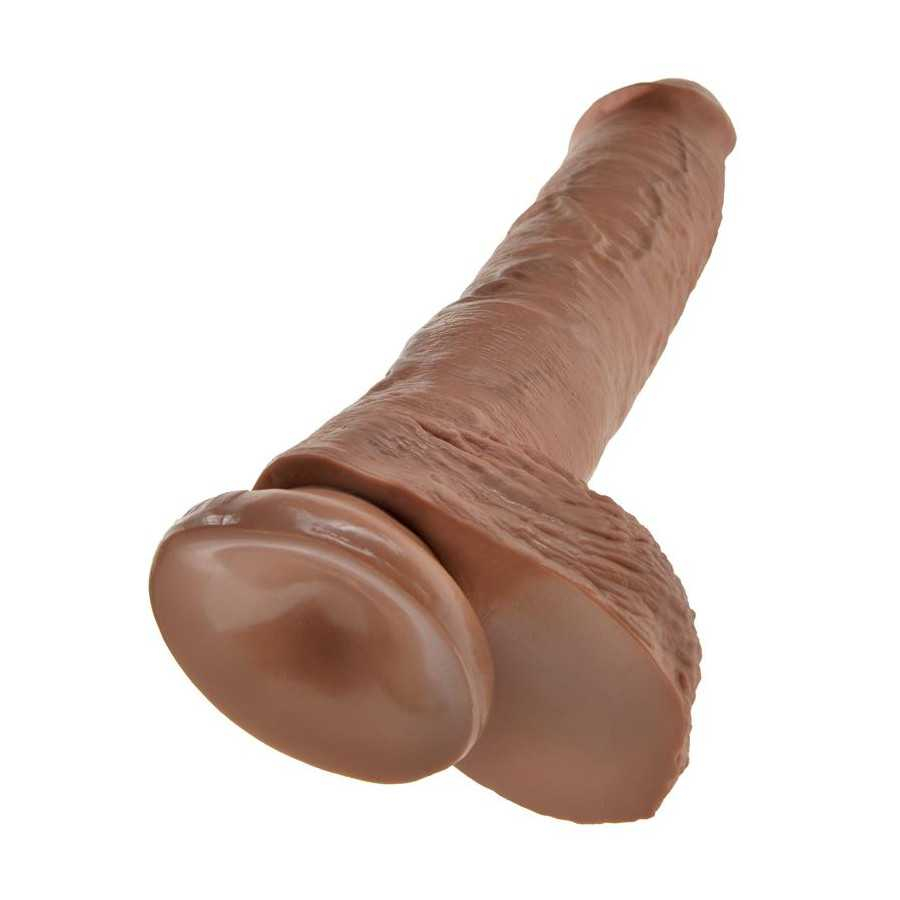 King Cock Pene con Testiculos de 10 Bronceado