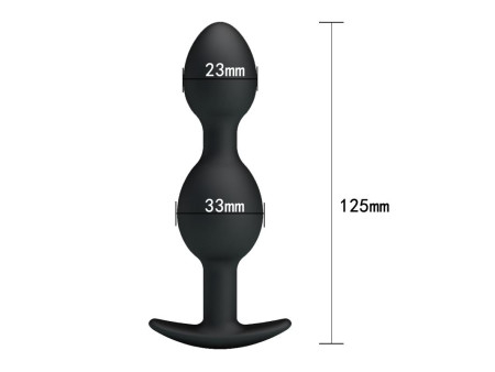 Pretty Love Plug Anal Pesado Color Negro Pretty Love Plug Anal Pesado Color Negro