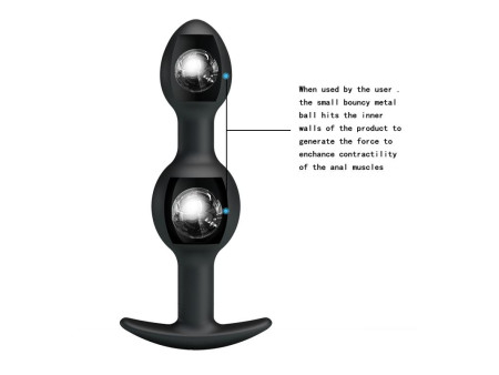 Pretty Love Plug Anal Pesado Color Negro Pretty Love Plug Anal Pesado Color Negro