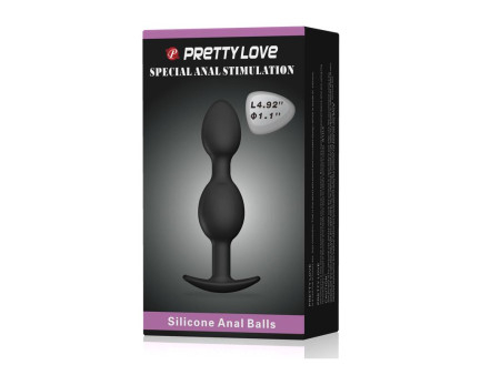 Pretty Love Plug Anal Pesado Color Negro Pretty Love Plug Anal Pesado Color Negro