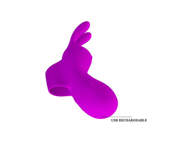 Estimulador Finger Bunny USB Silicona