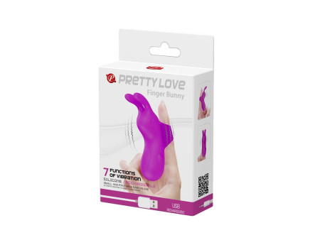 Estimulador Finger Bunny USB Silicona