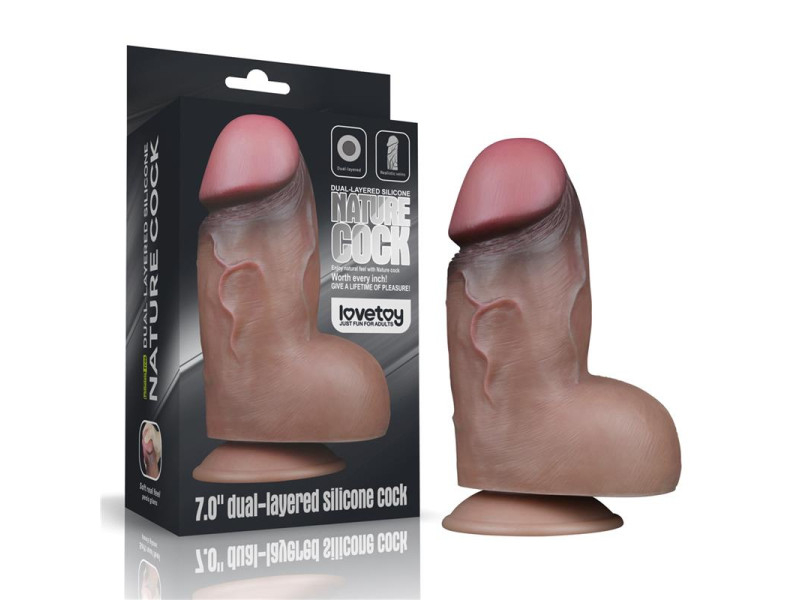Dildo Doble Capa Silicona Platinum 7