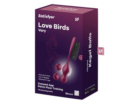 Love Birds Vary con APP Rojo Vino