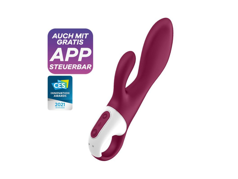 Heated Affair Vibrador con Funcion de Calor Punto G USB Silicona
