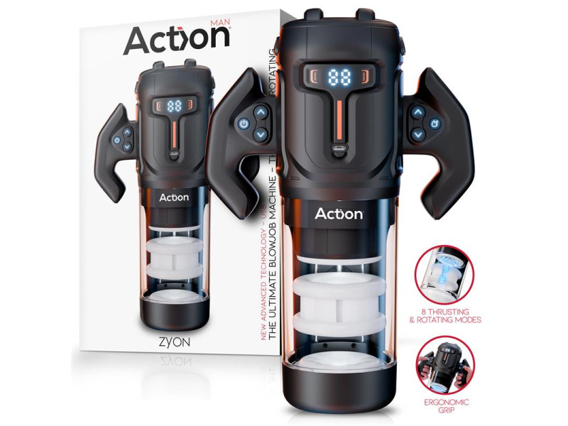 Zyon Masturbador Automatico Avanzado con Up and Down y Rotacion