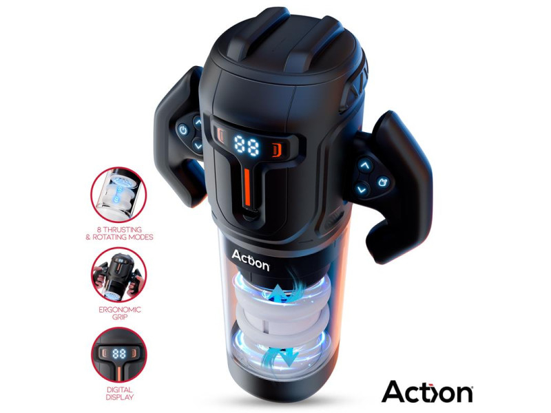 Zyon Masturbador Automatico Avanzado con Up and Down y Rotacion