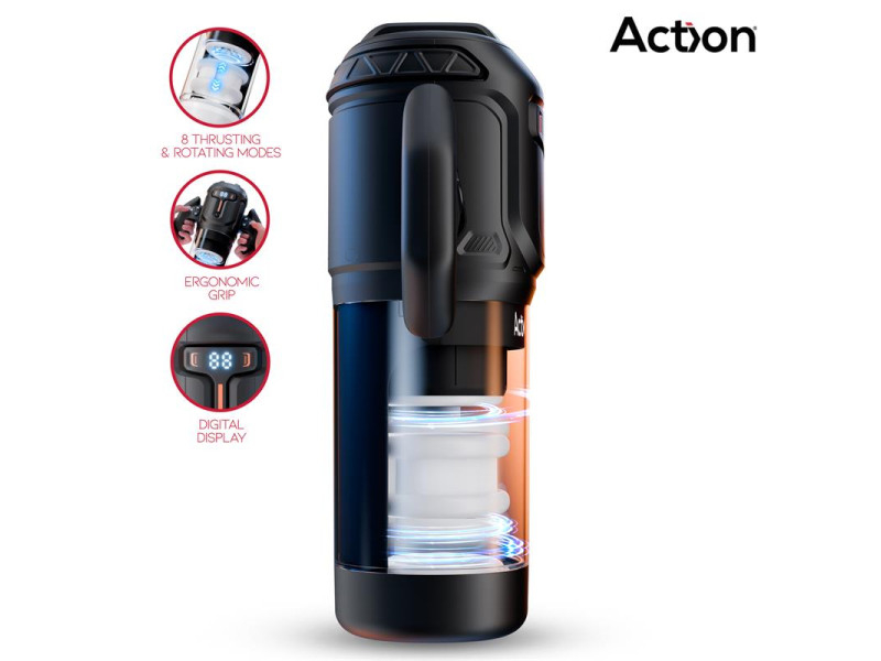Zyon Masturbador Automatico Avanzado con Up and Down y Rotacion