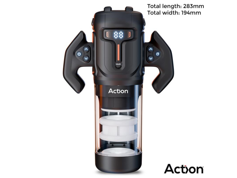 Zyon Masturbador Automatico Avanzado con Up and Down y Rotacion