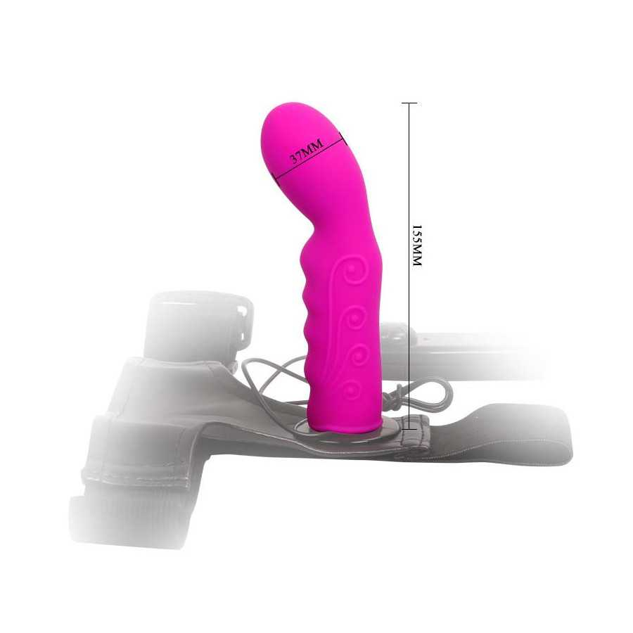 Arnes con Dildo Purpura 155 cm