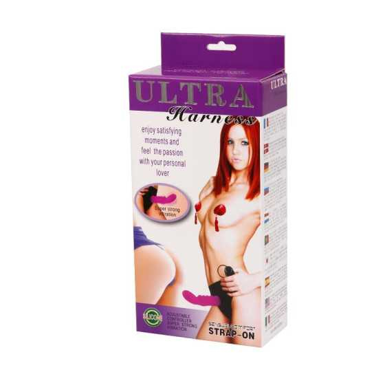 Arnes con Dildo Purpura 155 cm