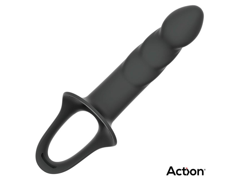 Arnes Strap on con Dildo Hueco Silicona Premium Talla L Negro