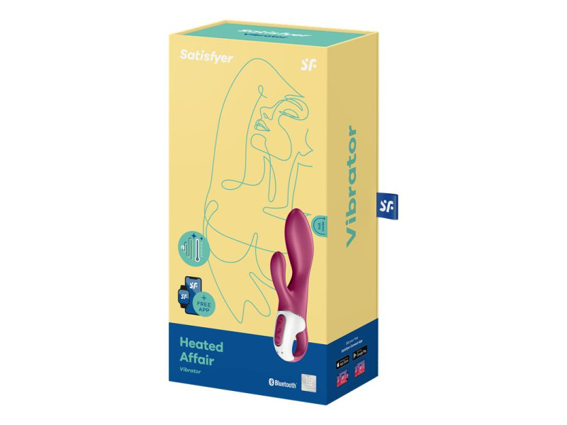 Heated Affair Vibrador con Funcion de Calor Punto G USB Silicona