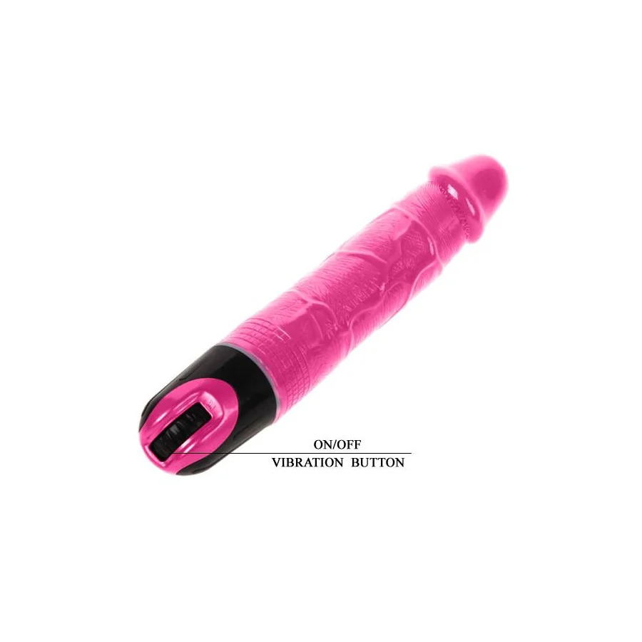 Baile Vibrador Realista Rosa