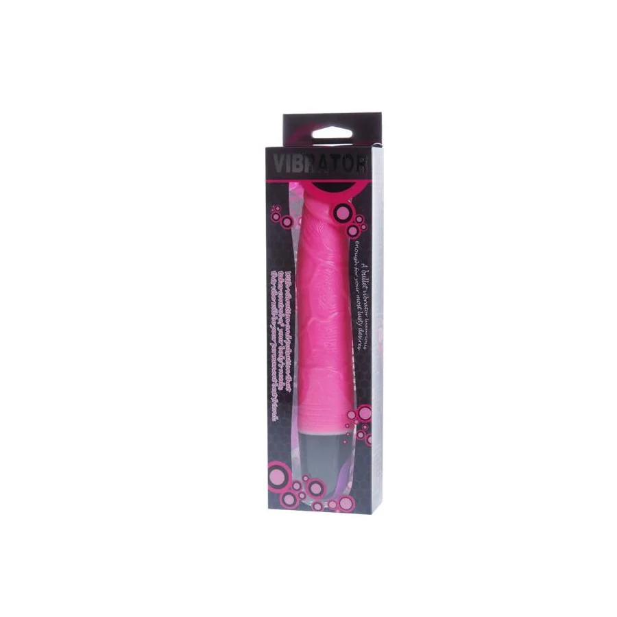 Baile Vibrador Realista Rosa