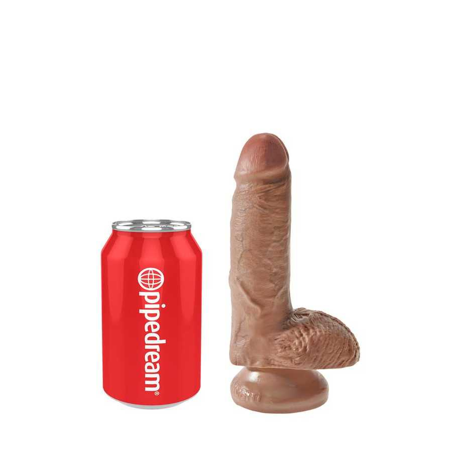 King Cock Pene con Testiculos de 7 Bronceado