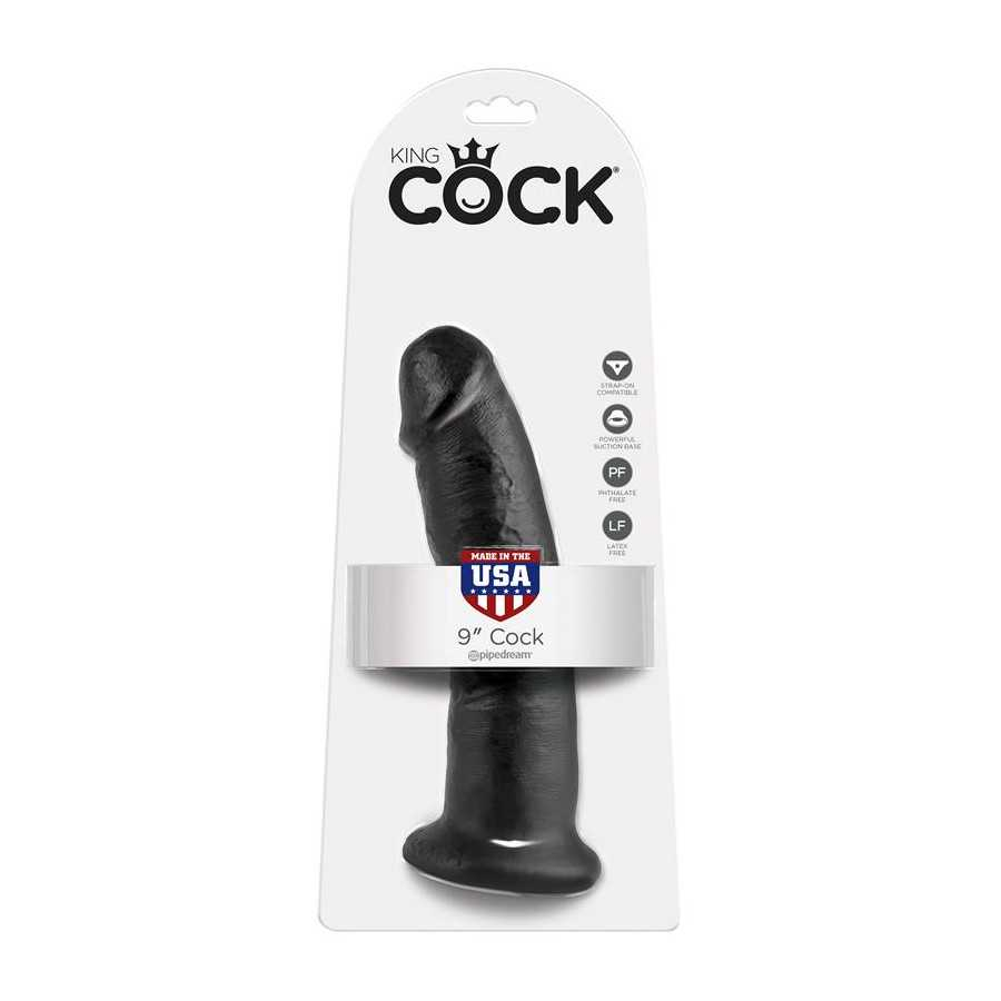 King Cock Pene de 9 Color Negro