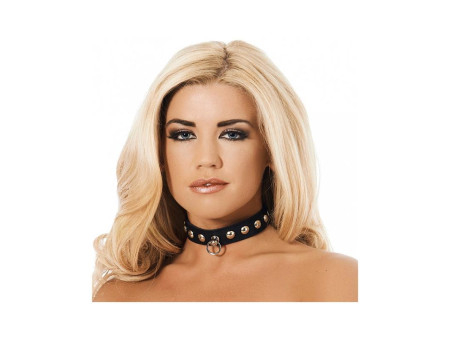 Collar Cuero Tachuelas