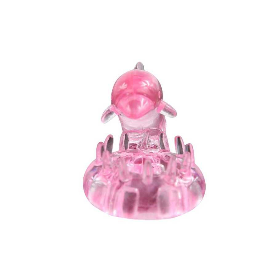 Anillo Vibrador Love Dolphig Ring Rosa