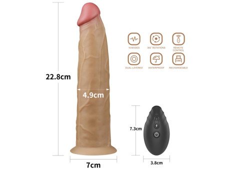 Vibrador con Rotacion Doble Capa 9