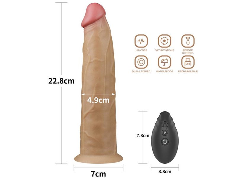 Vibrador con Rotacion Doble Capa 9