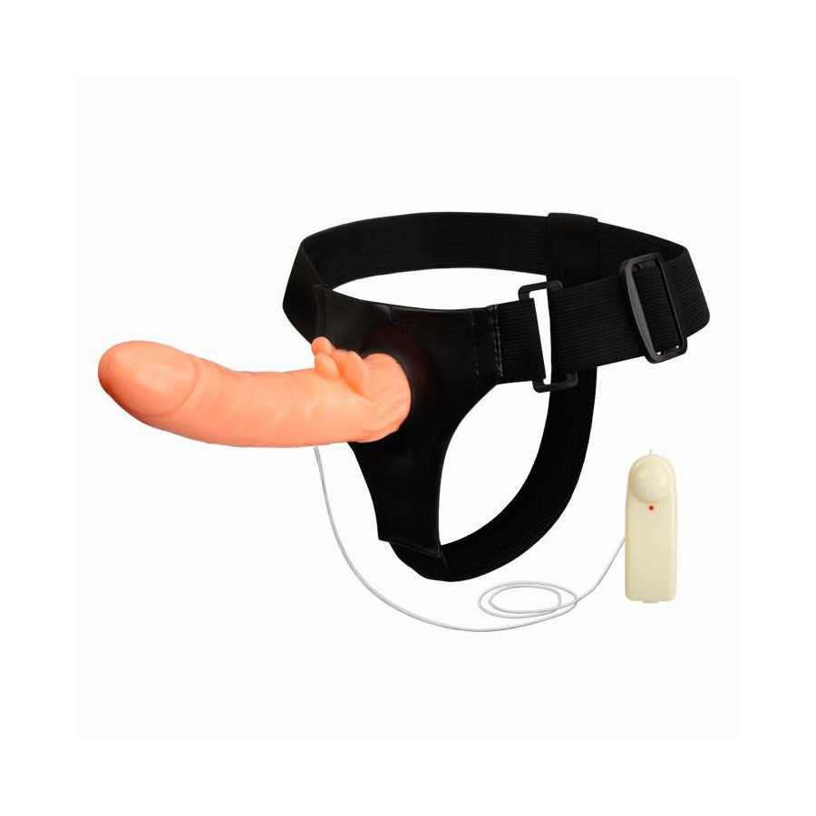 Baile Arnes con Dildo y Control Remoto 18 cm