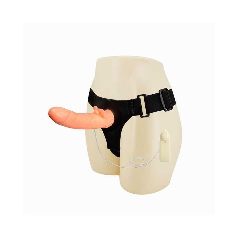 Baile Arnes con Dildo y Control Remoto 18 cm