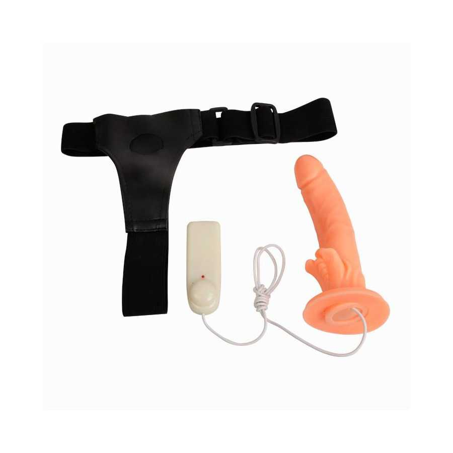 Baile Arnes con Dildo y Control Remoto 18 cm