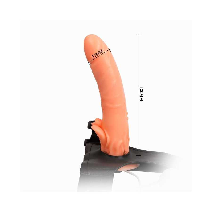 Baile Arnes con Dildo y Control Remoto 18 cm