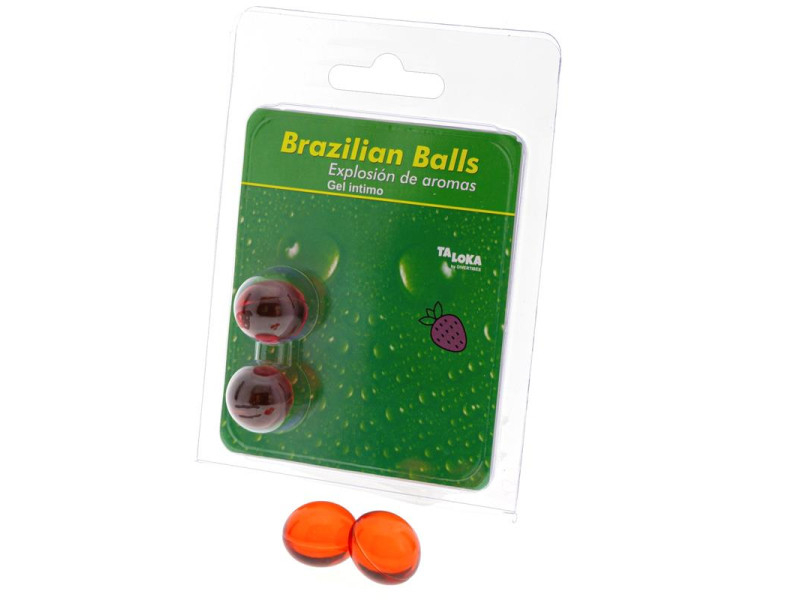 Set 2 Brazilian Balls Explosion de Aroma Fresa