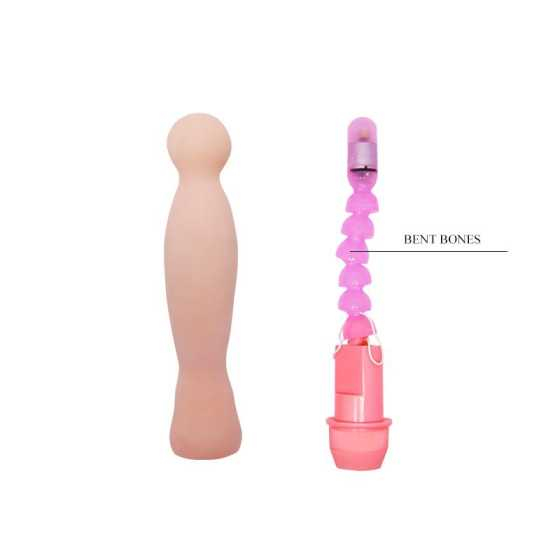 Dildo VIbrador Color Natural 22 cm