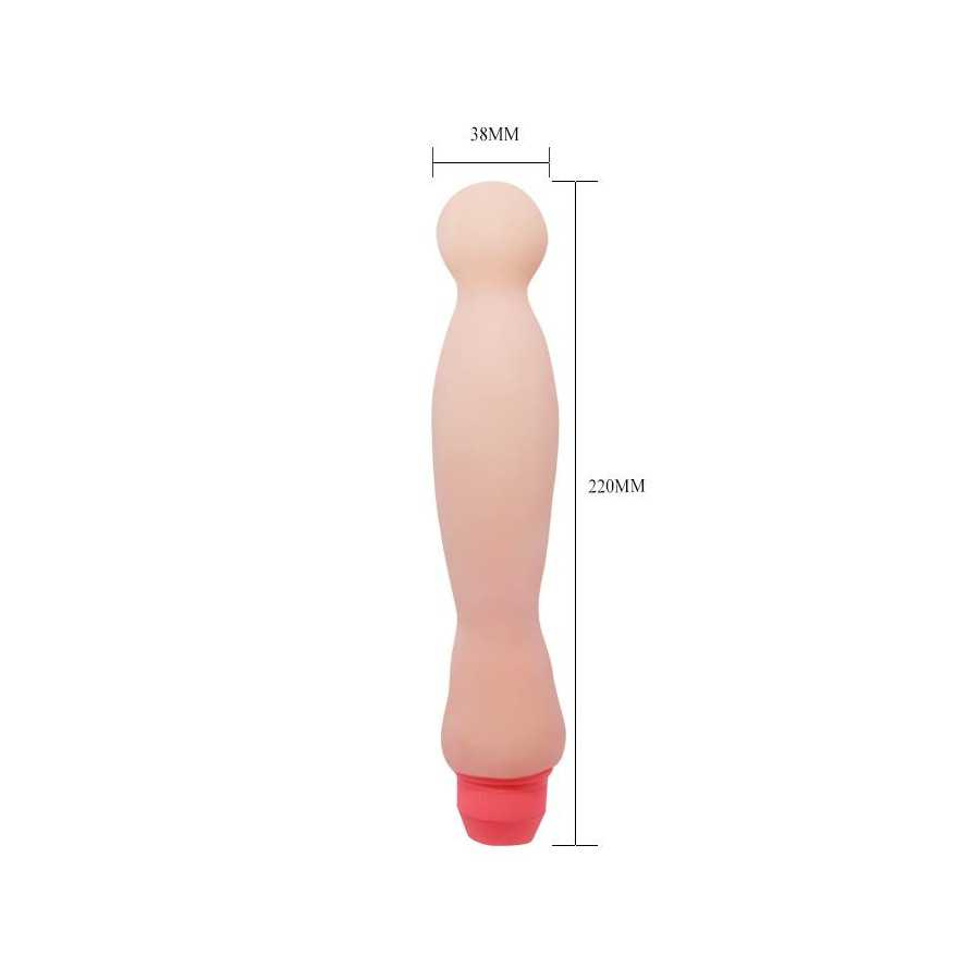 Dildo VIbrador Color Natural 22 cm