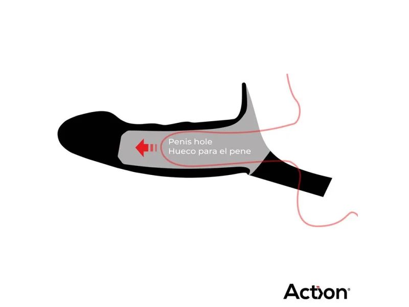 Arnes Strap on con Dildo Hueco Silicona Premium Talla L