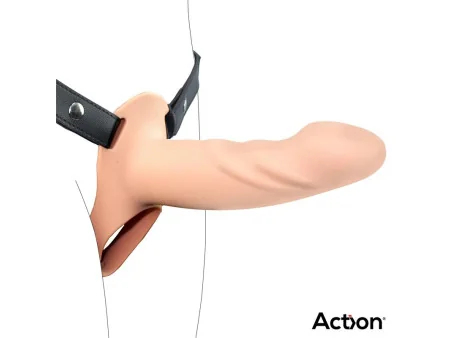 Arnes Strap on con Dildo Hueco Silicona Premium Talla L