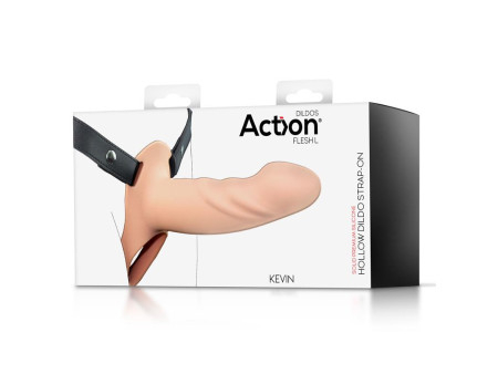Arnes Strap on con Dildo Hueco Silicona Premium Talla L