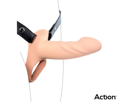 Arnes Strap On con Dildo Hueco Silicona Premium Talla S