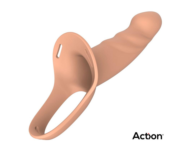 Arnes Strap On con Dildo Hueco Silicona Premium Talla S