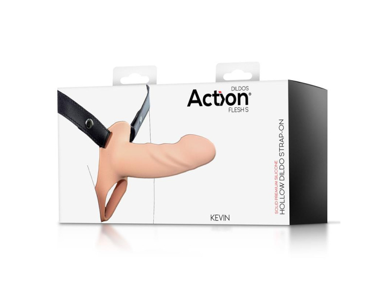 Arnes Strap On con Dildo Hueco Silicona Premium Talla S