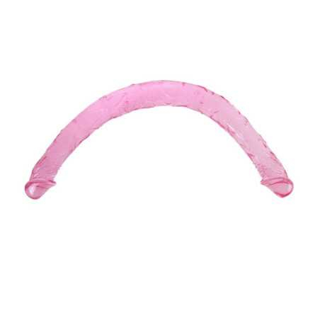 Dildo Doble Color Rosa 44 cm